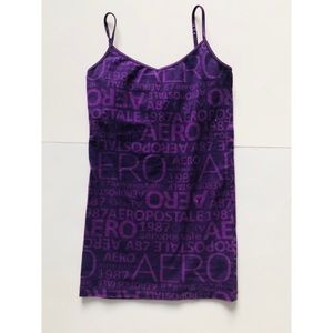 Aeropostale Purple Print Cami